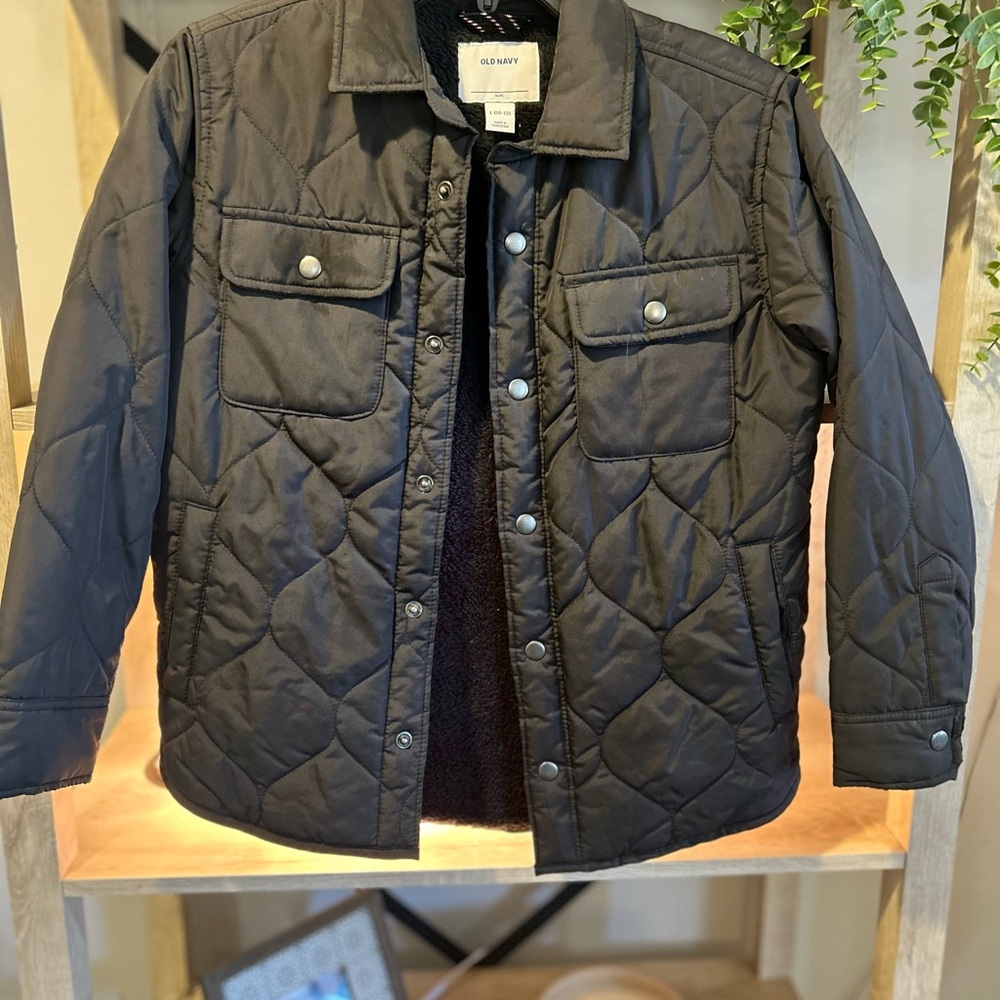 Old Navy Black Quilted Jacket